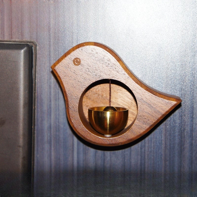 Minimalist Magnetic Wooden Door Chime
