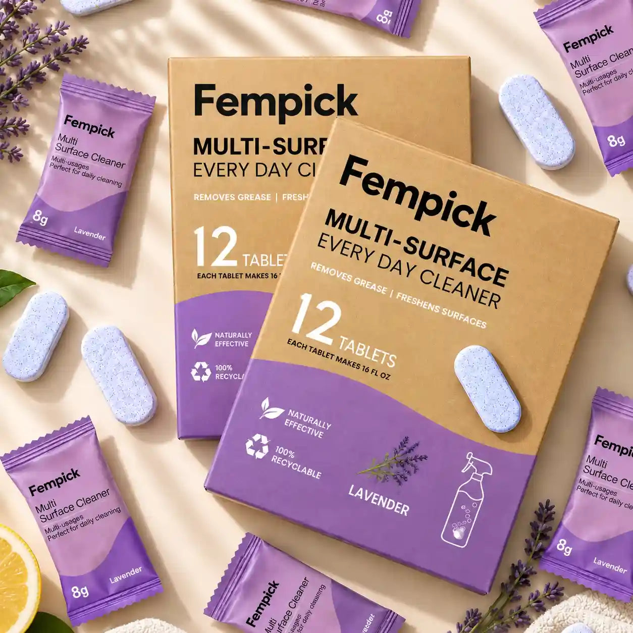 Fempick Multi-Surface Cleaning Tablets