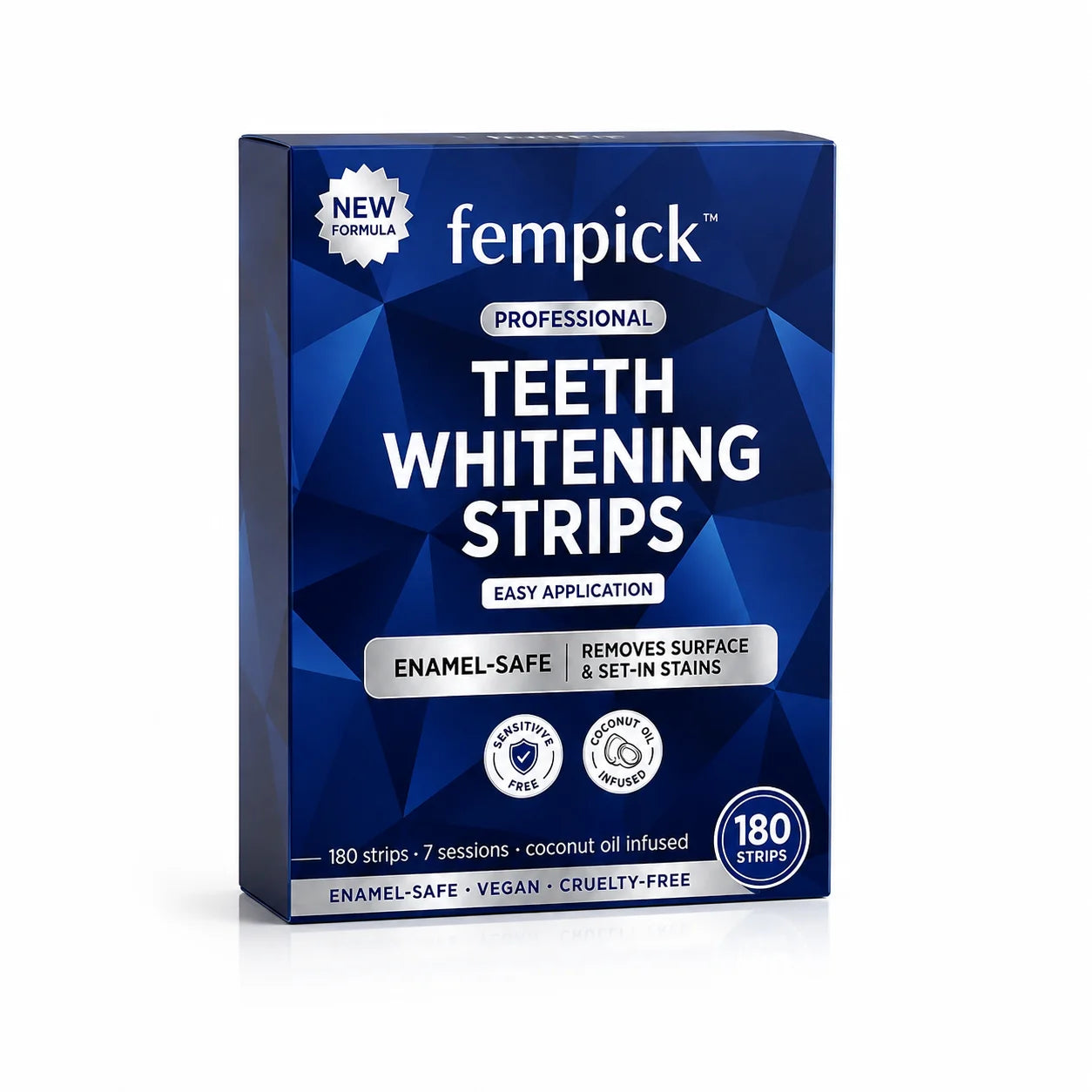 Fempick Whitening Strips - Instant Whitening - 14 Strips
