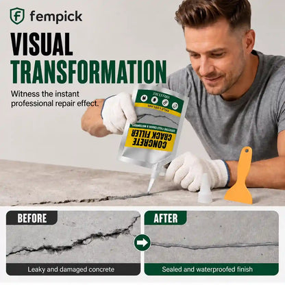 🏠 Waterproof Concrete Crack Filler for Indoor & Outdoor Use