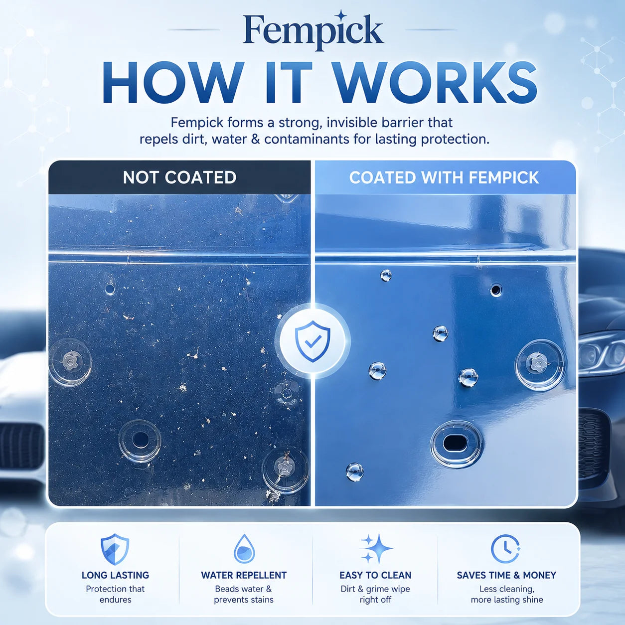 Fempick Miracle Multi-Surface Spray: Clean, Shine & Protect