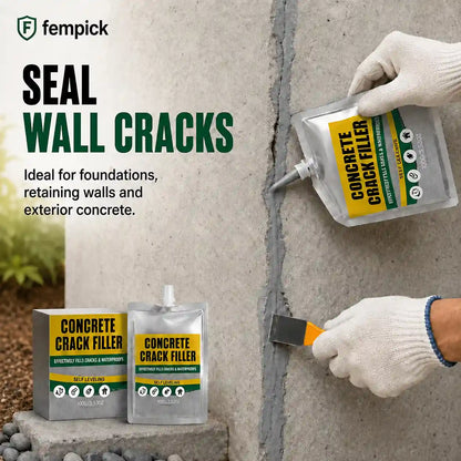 🏠 Waterproof Concrete Crack Filler for Indoor & Outdoor Use
