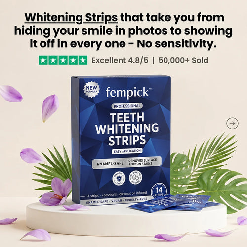 Fempick Whitening Strips - Instant Whitening - 14 Strips