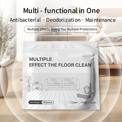 🧼Multi-Purpose Floor Cleaning Sheets – Concentrated Dissolvable Cleaning Tablets for Hardwood & Tile Floors