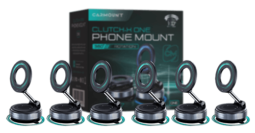 Fempick-X sticks to your car, mirror, desk, or wall. MagSafe compatible for GPS, calls, or shooting content.