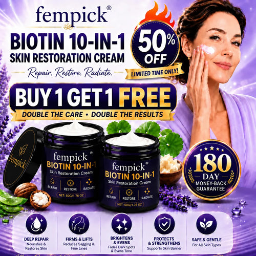✨Up TO 70% OFF 💯 Fempick® Biotin 10-in-1 Skin Restoration Cream
