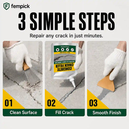 🏠 Waterproof Concrete Crack Filler for Indoor & Outdoor Use