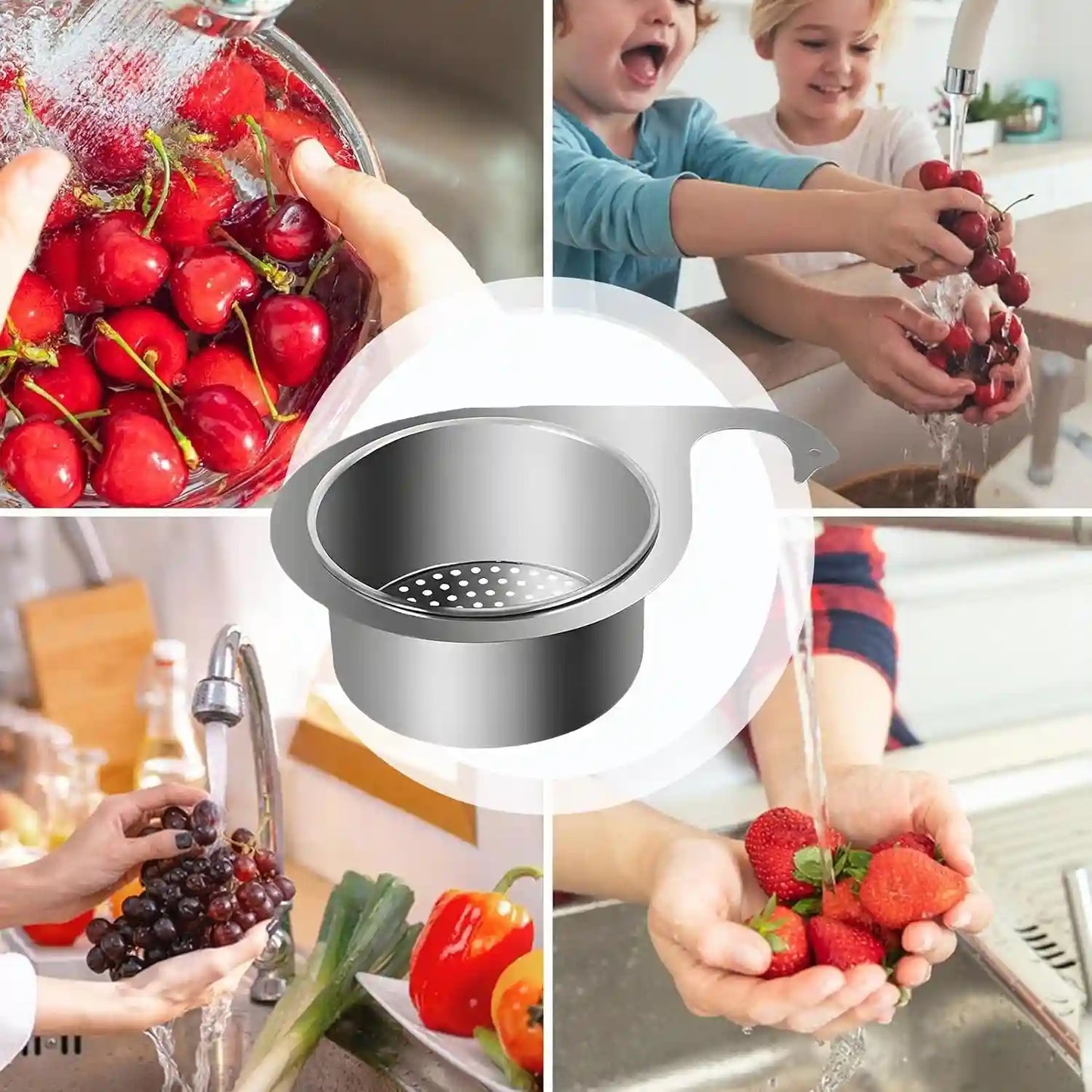 Stainless Steel Swan Sink Strainer Basket