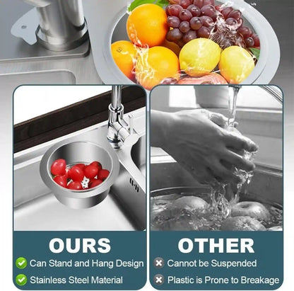 Stainless Steel Swan Sink Strainer Basket