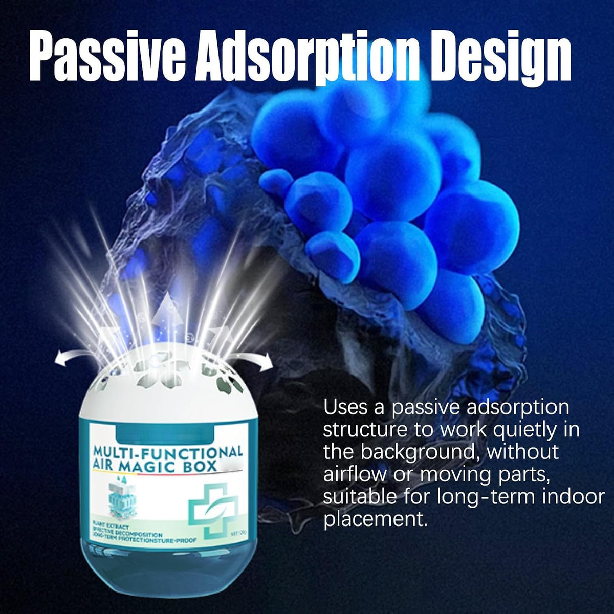 Magic Bead Box for Odor and Dust Removal