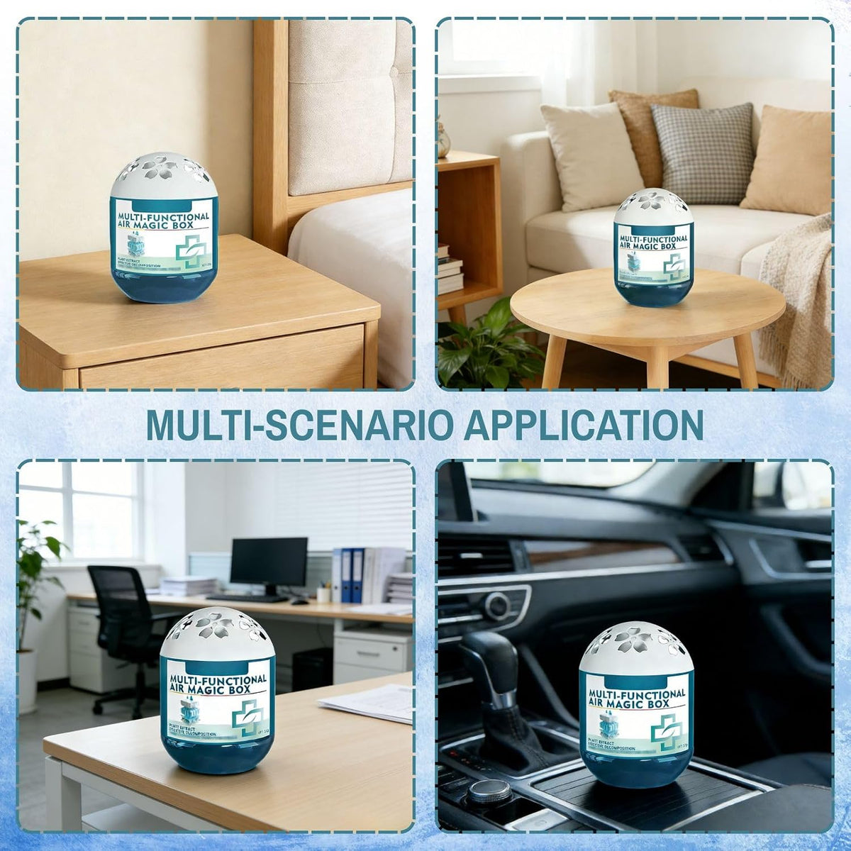 Magic Bead Box for Odor and Dust Removal