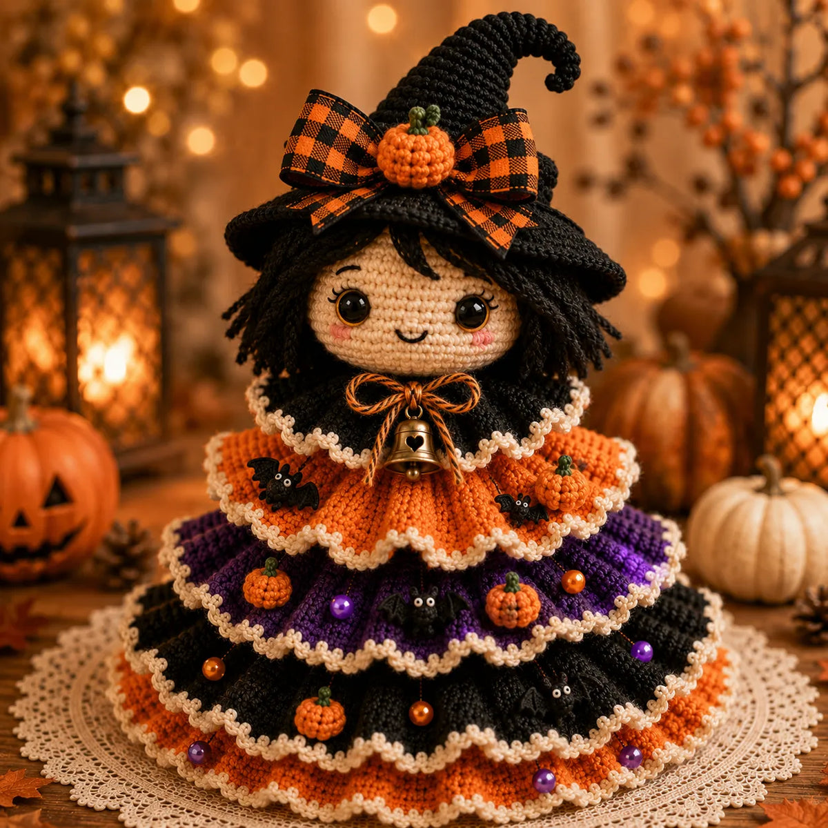 🎃 Halloween Crochet Tabletop Decor DIY Kit