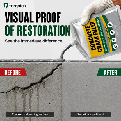 🏠 Waterproof Concrete Crack Filler for Indoor & Outdoor Use