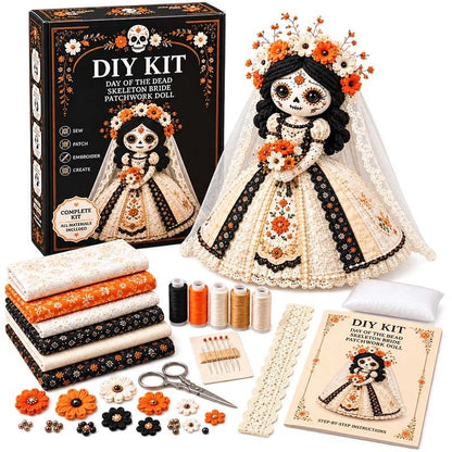 Halloween Patchwork Doll DIY Kit