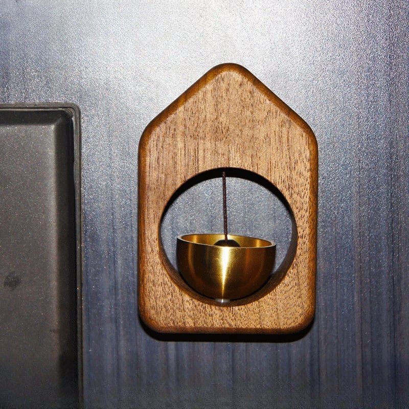 Minimalist Magnetic Wooden Door Chime