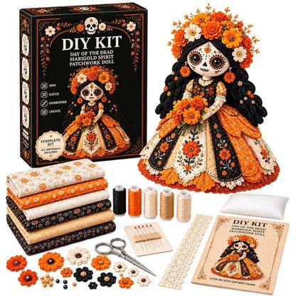 Halloween Patchwork Doll DIY Kit