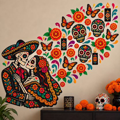 💀🌼 Día de los Muertos Wall Decor – Bring the Celebration Home