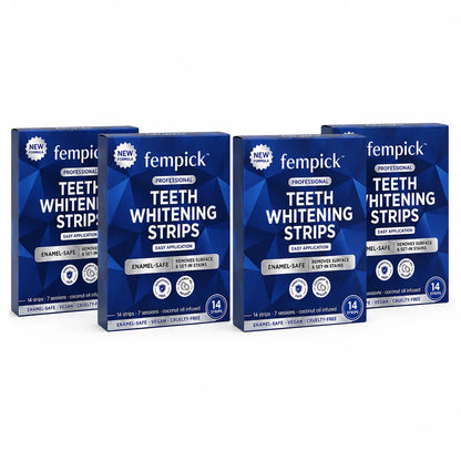 Fempick Whitening Strips - Instant Whitening - 14 Strips
