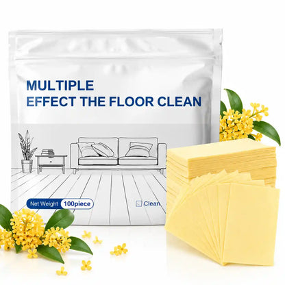 🧼Multi-Purpose Floor Cleaning Sheets – Concentrated Dissolvable Cleaning Tablets for Hardwood & Tile Floors
