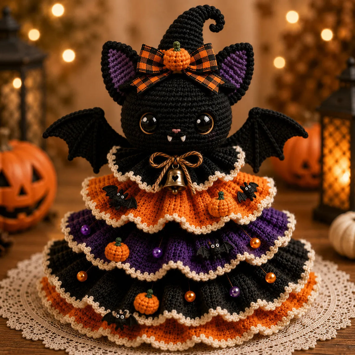 🎃 Halloween Crochet Tabletop Decor DIY Kit
