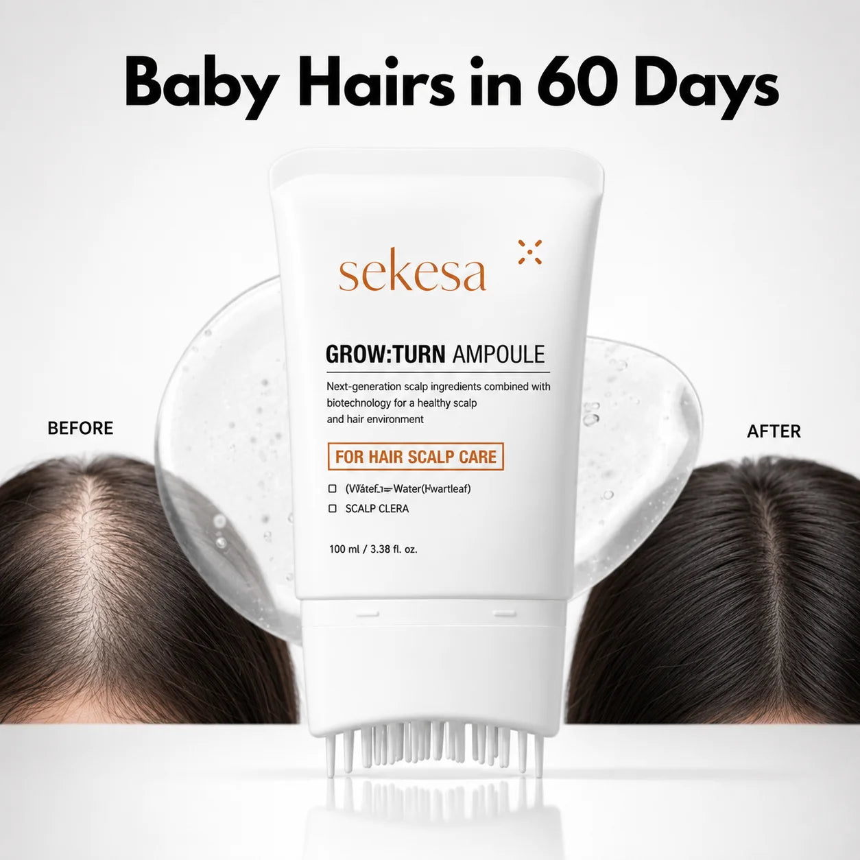 Korean Hair Growth Serum for Thinning Hair & Shedding