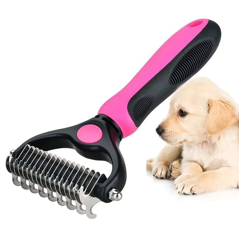 Fempick™ 95% Less Shedding Grooming Tool,2-in-1 Deshedding & Dematting Comb