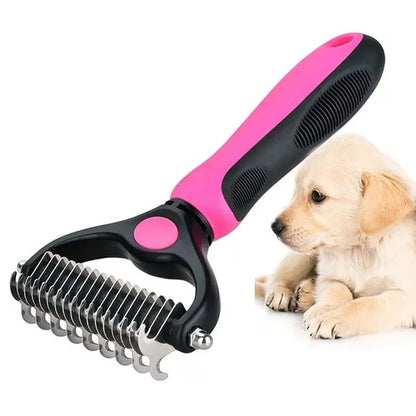 Fempick™ 95% Less Shedding Grooming Tool,2-in-1 Deshedding & Dematting Comb