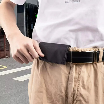 Belt-Attachable Anti-Theft Passport Pouch, Multifunctional Waist Pack for Passport, ID & Smartphone