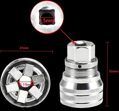 10-19mm Adjustable Universal Socket Wrench