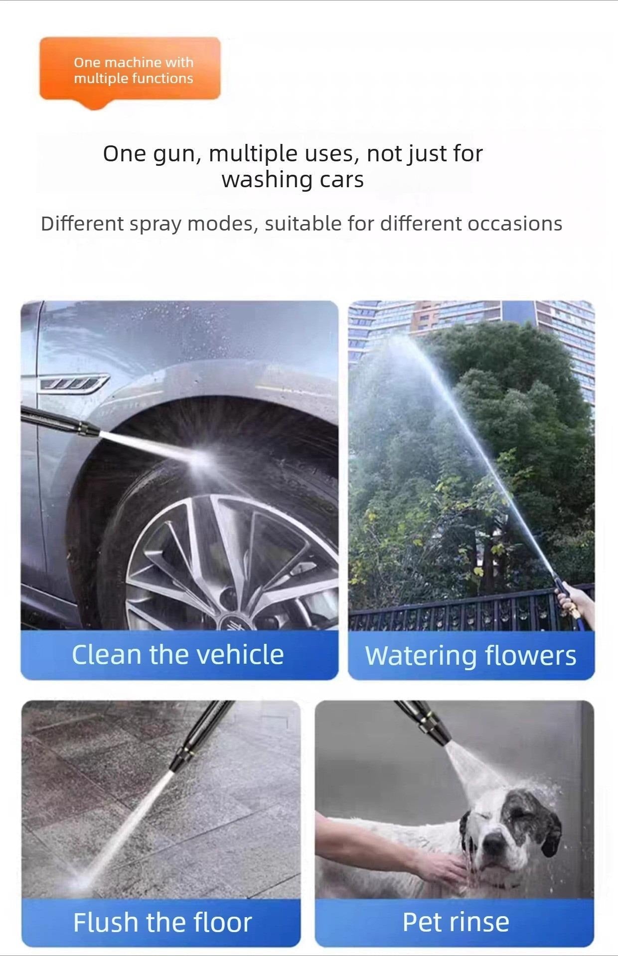 🔥HOT SALE🚀 Home High-Pressure Car Wash Water Gun