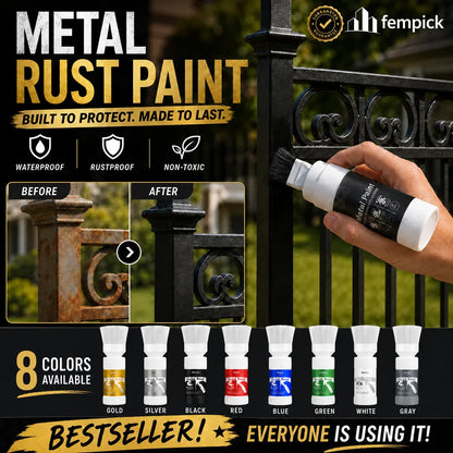 ✨New Arrival✨🖌️🏠Water-Based Metallic Silver Paint with Built-in Brush💥👍