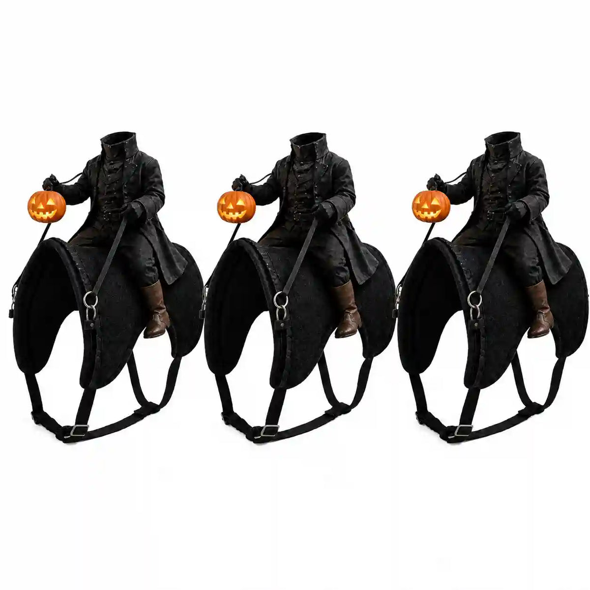 🎃 Headless Horseman Pet Costume — Hilarious Halloween Rider for Cats & Dogs 🐎