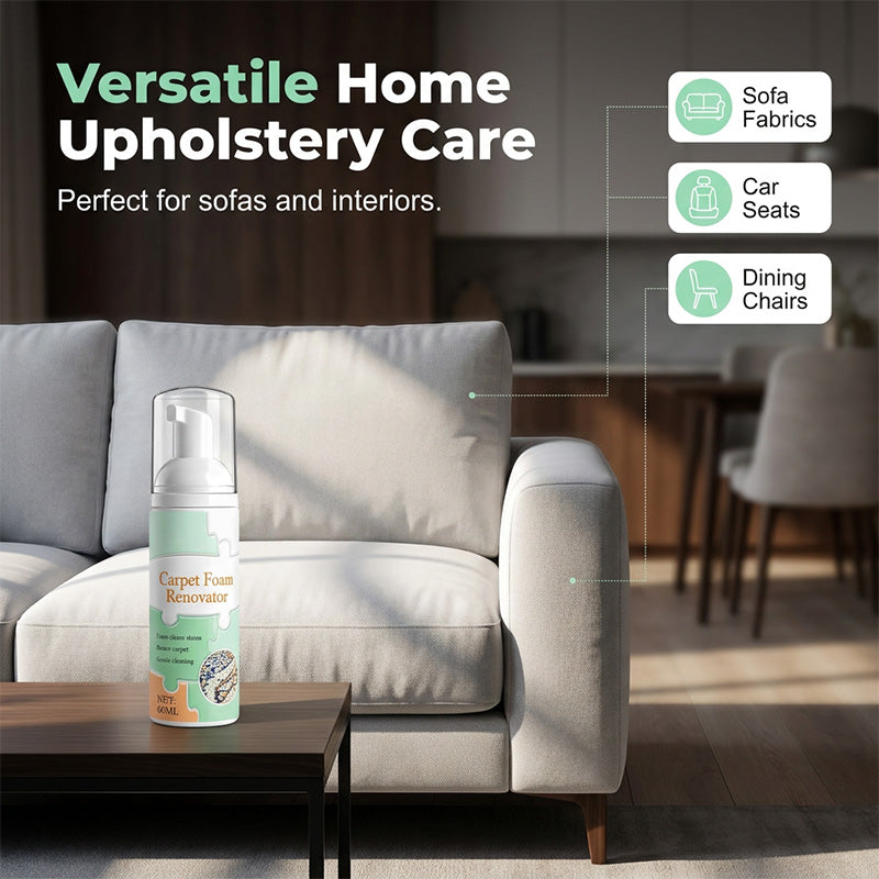 How to use waterless carpet foam stain remover